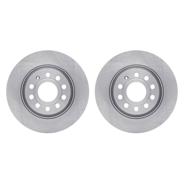 R1 Concepts® - Plain Rear Brake Rotor Set