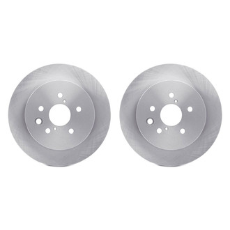R1 Concepts® - Plain Rear Brake Rotor Set