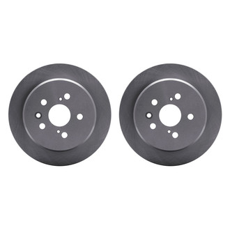 R1 Concepts® - Plain Rear Brake Rotor Set