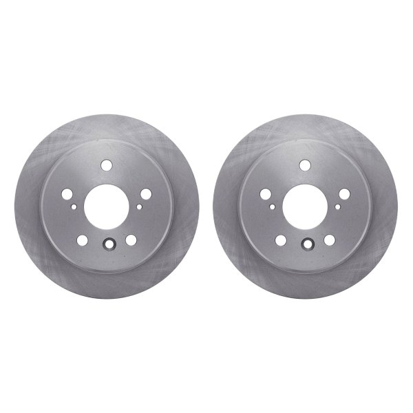 R1 Concepts® - Plain Rear Brake Rotor Set