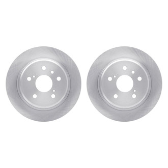 R1 Concepts® - Plain Rear Brake Rotor Set