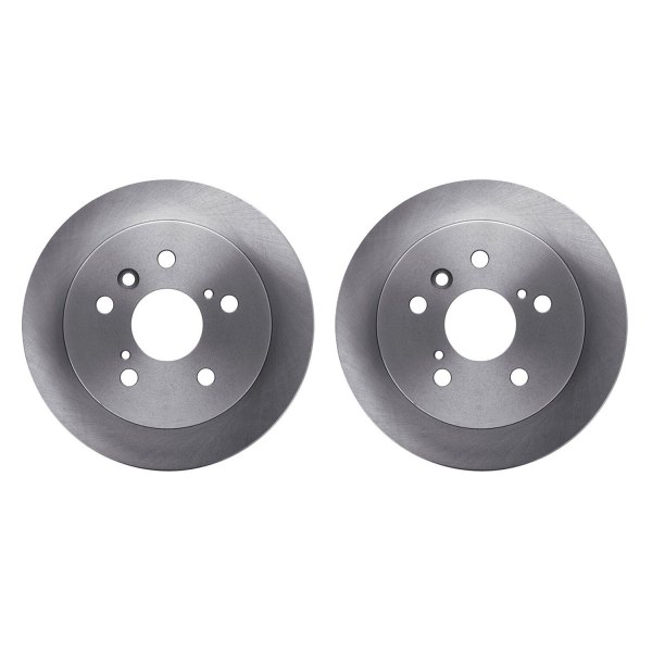 R1 Concepts® - Plain Rear Brake Rotor Set