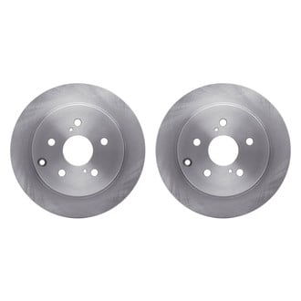 R1 Concepts® - Plain Rear Brake Rotor Set