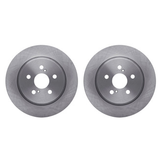 R1 Concepts® - Plain Rear Brake Rotor Set