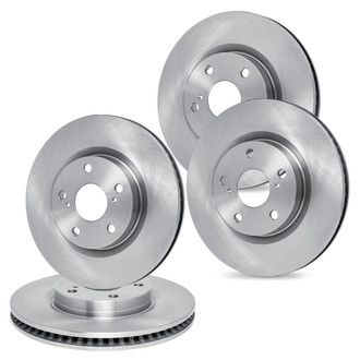R1 Concepts® - eLINE Series™ Plain Front and Rear Brake Rotor Set
