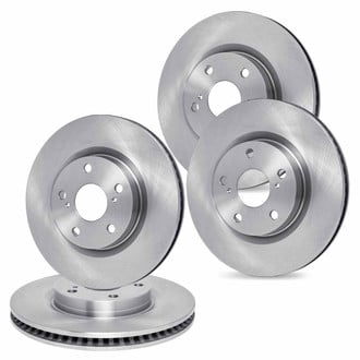 R1 Concepts® - Drilled Disc Brake Rotor Set