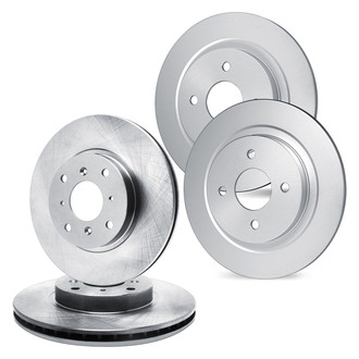 R1 Concepts® - eLINE Series™ Plain Front and Rear Brake Rotor Set