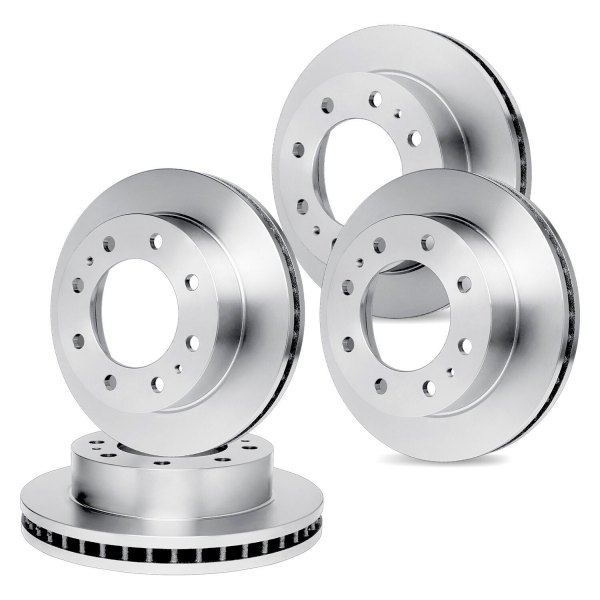 R1 Concepts® - Plain Front and Rear Brake Rotor Set