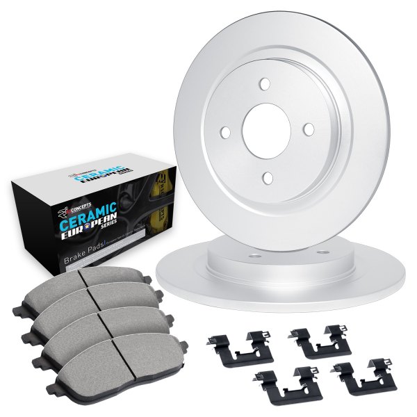  R1 Concepts® - Rear Brake Kit with Euro Ceramic Pads