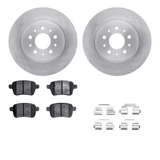 R1 Concepts® - Rear Brake Kit with Euro Ceramic Pads
