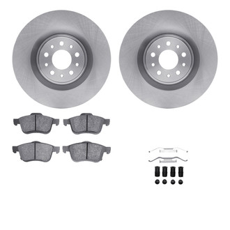 R1 Concepts® - Front Brake Kit with Euro Ceramic Pads