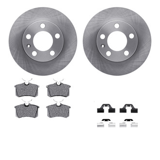 R1 Concepts® - Rear Brake Kit with Euro Ceramic Pads