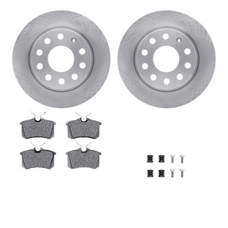 R1 Concepts® - Rear Brake Kit with Euro Ceramic Pads