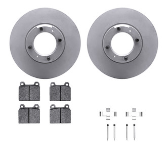 R1 Concepts® - Front Brake Kit with Euro Ceramic Pads