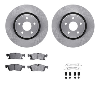 R1 Concepts® - Front Brake Kit with Euro Ceramic Pads