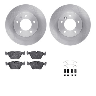 R1 Concepts® - Front Brake Kit with Euro Ceramic Pads