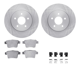 R1 Concepts® - Rear Brake Kit with Euro Ceramic Pads