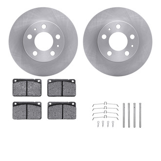 R1 Concepts® - Front Brake Kit with Euro Ceramic Pads