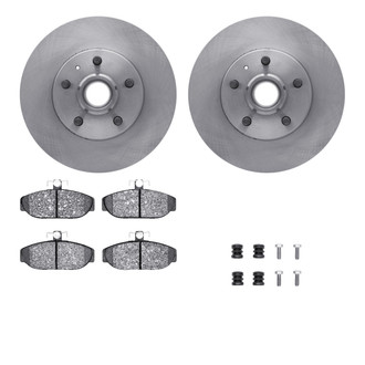 R1 Concepts® - Front Brake Kit with Euro Ceramic Pads