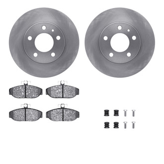 R1 Concepts® - Front Brake Kit with Euro Ceramic Pads