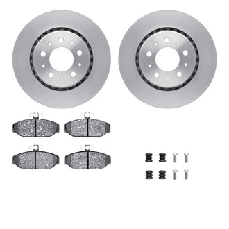 R1 Concepts® - Front Brake Kit with Euro Ceramic Pads