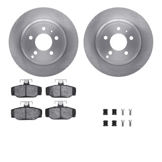 R1 Concepts® - Rear Brake Kit with Euro Ceramic Pads
