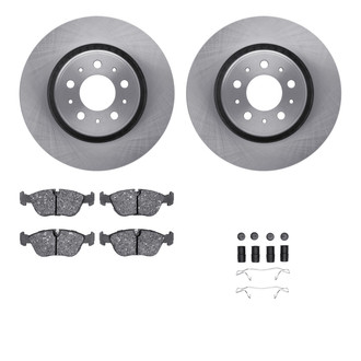 R1 Concepts® - Front Brake Kit with Euro Ceramic Pads