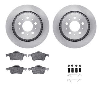 R1 Concepts® - Rear Brake Kit with Euro Ceramic Pads