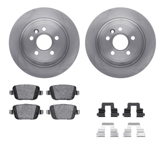 R1 Concepts® - Rear Brake Kit with Euro Ceramic Pads