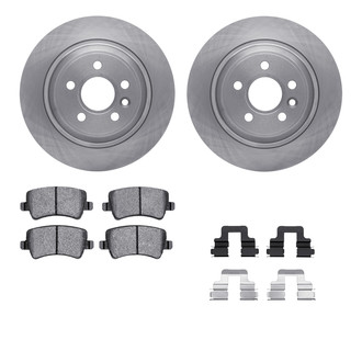 R1 Concepts® - Rear Brake Kit with Euro Ceramic Pads