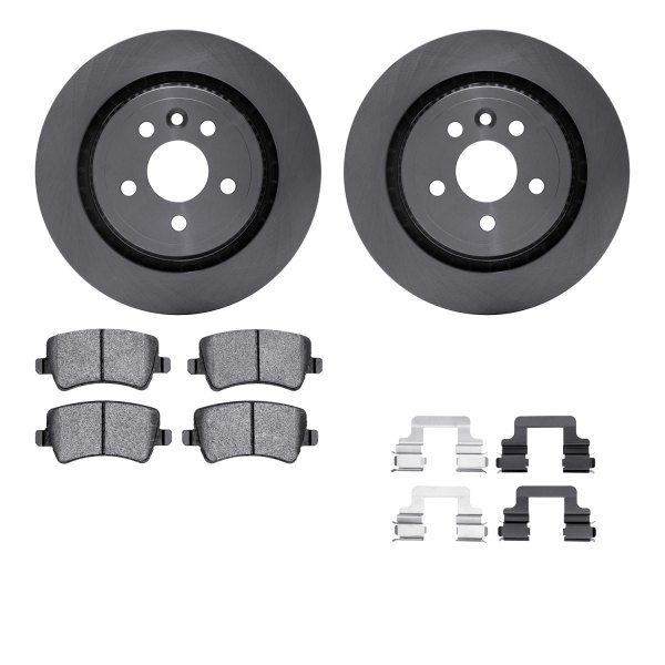  R1 Concepts® - Rear Brake Kit with Euro Ceramic Pads