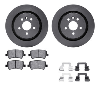 R1 Concepts® - Rear Brake Kit with Euro Ceramic Pads