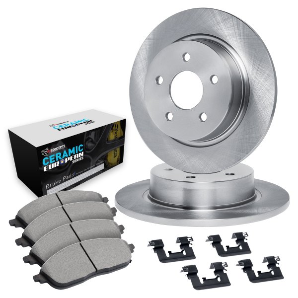  R1 Concepts® - Front Brake Kit with Euro Ceramic Pads