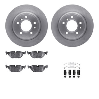 R1 Concepts® WFTH1-31091 - Rear Brake Kit with Euro Ceramic Pads