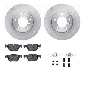 R1 Concepts® - Front Brake Kit with Euro Ceramic Pads