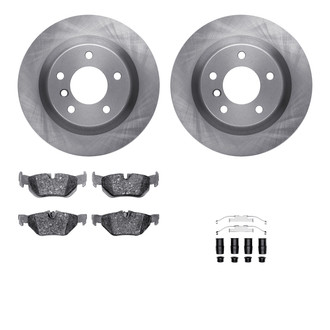 R1 Concepts® - Rear Brake Kit with Euro Ceramic Pads
