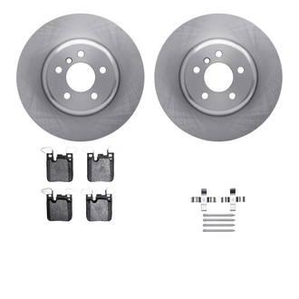 R1 Concepts® - Rear Brake Kit with Euro Ceramic Pads