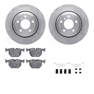 R1 Concepts® - Rear Brake Kit with Euro Ceramic Pads