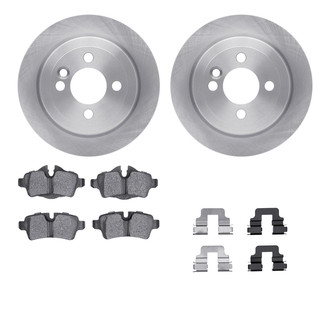 R1 Concepts® - Rear Brake Kit with Euro Ceramic Pads