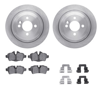 R1 Concepts® - Rear Brake Kit with Euro Ceramic Pads