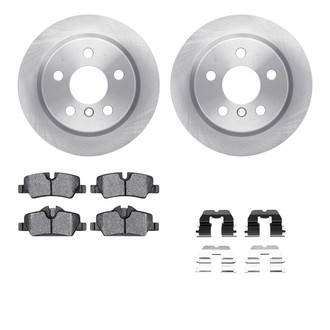 R1 Concepts® - Rear Brake Kit with Euro Ceramic Pads