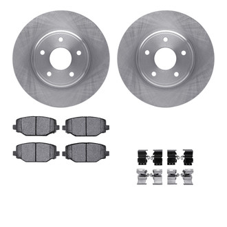 R1 Concepts® - Rear Brake Kit with Euro Ceramic Pads