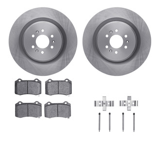 R1 Concepts® - Rear Brake Kit with Euro Ceramic Pads