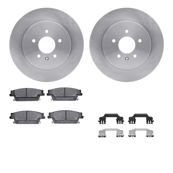  R1 Concepts® - Rear Brake Kit with Euro Ceramic Pads