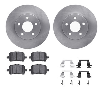 R1 Concepts® - Front Brake Kit with Euro Ceramic Pads