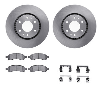 R1 Concepts® - Front Brake Kit with Euro Ceramic Pads