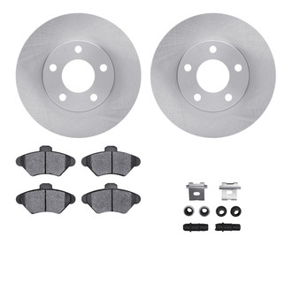 R1 Concepts® - Front Brake Kit with Euro Ceramic Pads