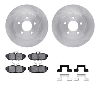 R1 Concepts® - Rear Brake Kit with Euro Ceramic Pads