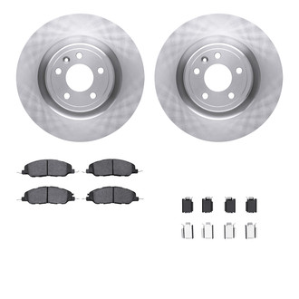 R1 Concepts® - Front Brake Kit with Euro Ceramic Pads