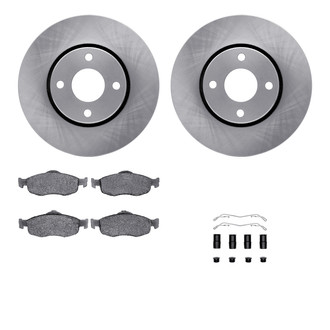 R1 Concepts® - Front Brake Kit with Euro Ceramic Pads